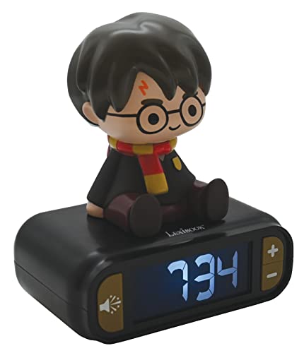 LEXIBOOK Harry Potter Digital Alarm Clock with Night Light and Snooze Function 2