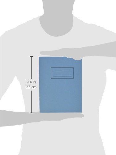 Silvine Exercise Book Ruled 229x178mm Blue (Pack of 10)