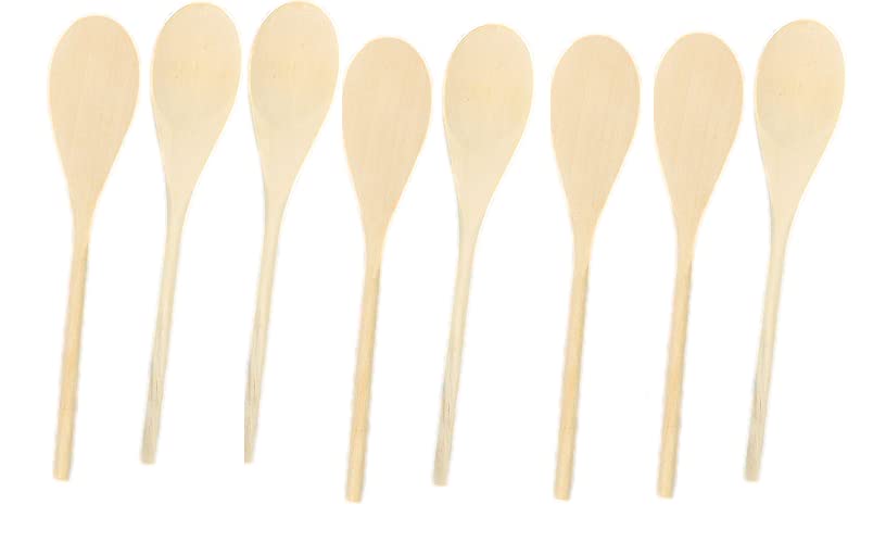 Baker Ross Wooden Spoons to Decorate - Pack of 8 Craft Kits for Kids 1