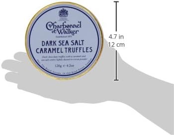Charbonnel et Walker Dark Sea Salt Caramel Truffles 120 g 2