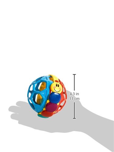 Baby Einstein Bendy Ball Rattle - Soft Flexible Grasp Toy | Ages 3 Months+ | BPA-free 3