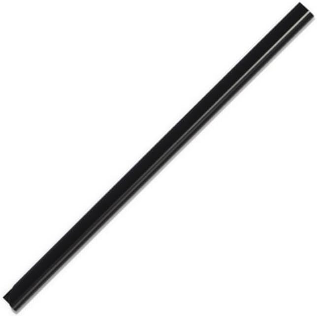 Durable Data Binder Spine Bar - 6mm Capacity, Black Plastic, Pack of 100 | Holds 60 A4 Sheets