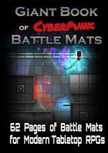 Loke Battle Mats The Giant Book of Cyberpunk Battle Mats (A3) 1