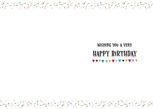 Piccadilly Greetings Modern Birthday Card for Nephew | 7 x 5 Inches | Designed and Made in the UK 2