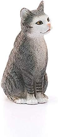 Schleich Cat Sitting Figure - Individually Hand Painted Animal Toy for Imaginative Play 2