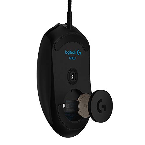 Logitech G403 HERO Wired Gaming Mouse - HERO 25K Sensor, 25600 DPI, RGB LIGHTSYNC, 6 Programmable Buttons