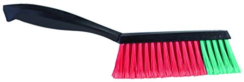 Vikan - 450252 Hand Brush with Short Handle, Soft Bristles, Black, 330 mm