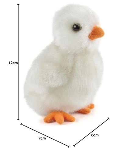 Living Nature Fluffy Chick Plush Toy - Realistic Soft Stuffed Animal for Kids & Collectors 13