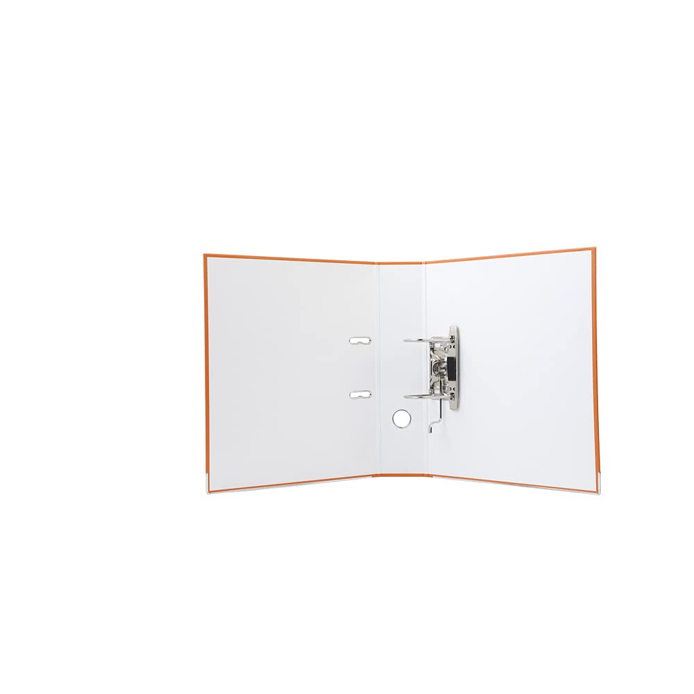 Exacompta PP Lever Arch File 918414B - A4 Size | 75mm Spine | Orange 6