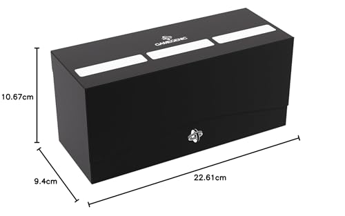 Gamegenic Triple Deck Holder 300+ XL Black – Card Storage Box for Double-Sleeved Cards