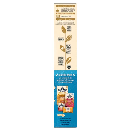 Quaker British Porridge Rolled Oats 1kg