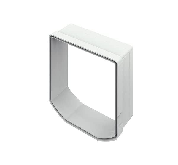 Cat Mate White Elite Wall Liner - 50mm Extension | Plastic | Cat Flap Accessory 5