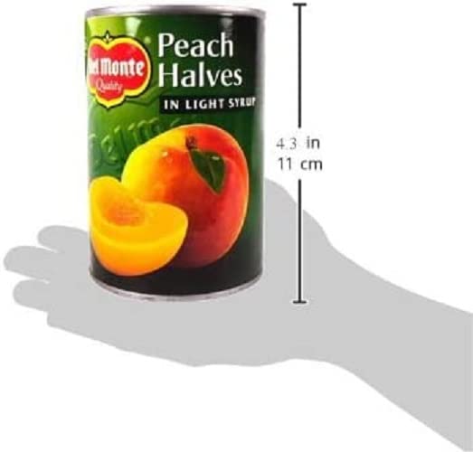 Del Monte Peach Halves in Light Syrup | 420g Can | Fat & Preservative Free 2