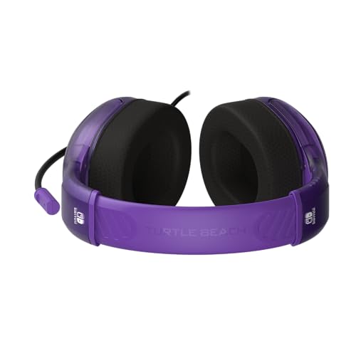 Turtle Beach Airlite Fit Ghost Purple Wired Gaming Headset for Nintendo Switch, 40mm Speakers, Flip-to-Mute Mic