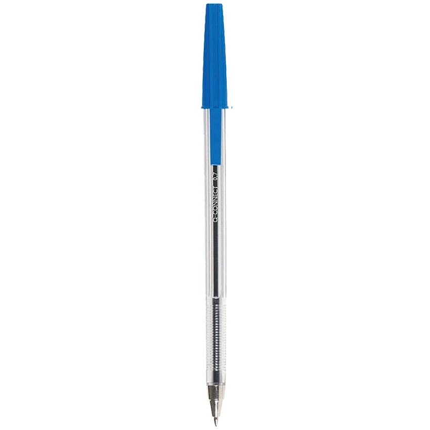 Q-Connect Medium Ballpoint Pen KF34043 - Blue Ink, Tungsten Nib, Ergonomic Barrel | Pack of 20 3