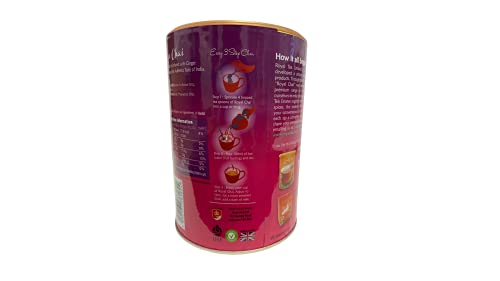Royal Chai Ginger Unsweetened Chai Tea Mix - 400g Tub