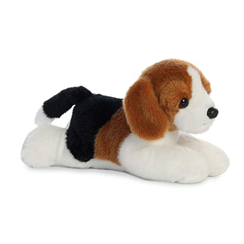 Aurora Mini Flopsies Homer Beagle - Soft Plush Toy for Babies & Toddlers 4