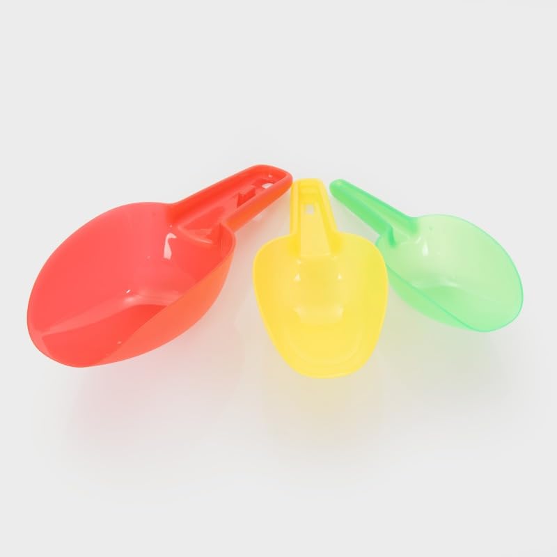 tickit Translucent Nesting Scoops - 3 Pcs for Sand & Water Play | Motor Skill Development | Ages 10 Months+ 1