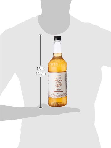 Simply Organic Almond Syrup - Vegan & Nut Free Natural Flavoured Syrup for Beverages & Baking