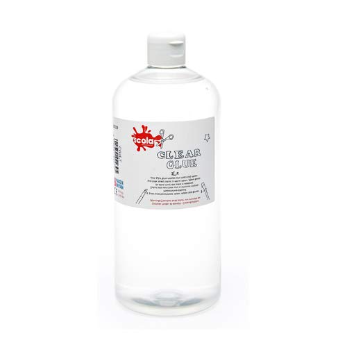 SCOLA Clear Washable Glue - Non-Toxic Craft Adhesive for Kids