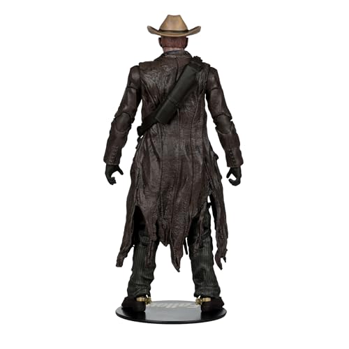 McFarlane Fallout The Ghoul 7in Deluxe Action Figure - Ultra Articulated Collectible with Weapons & Base 10