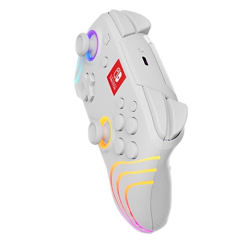 Afterglow Wave Wireless Controller for Nintendo Switch - White