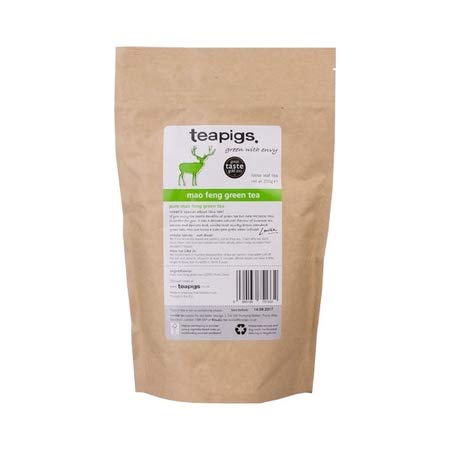 teapigs Loose Mao Feng Green Tea - Whole Leaf, 200g, Plastic-Free Packaging