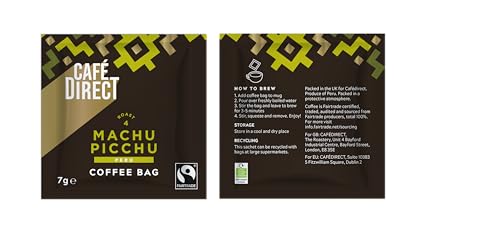Cafédirect Machu Picchu Fairtrade Arabica Coffee Bags 10 x 7g