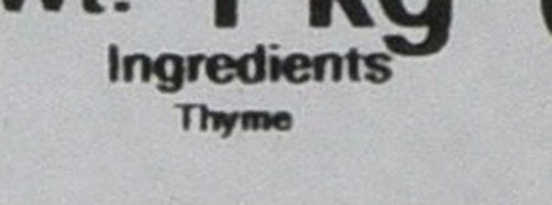 Old India Thyme 1 Kg - Natural Whole Herb for Cooking