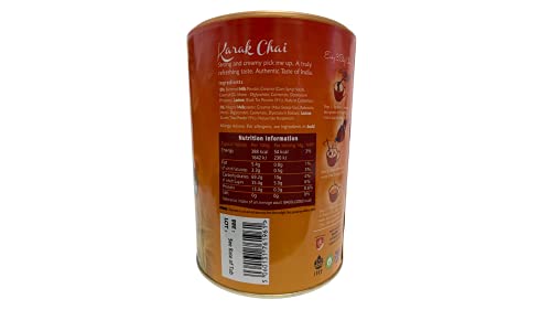 Royal Chai Karak Chai Unsweetened Tub | 400g | Instant Tea | Makes 20 Cups