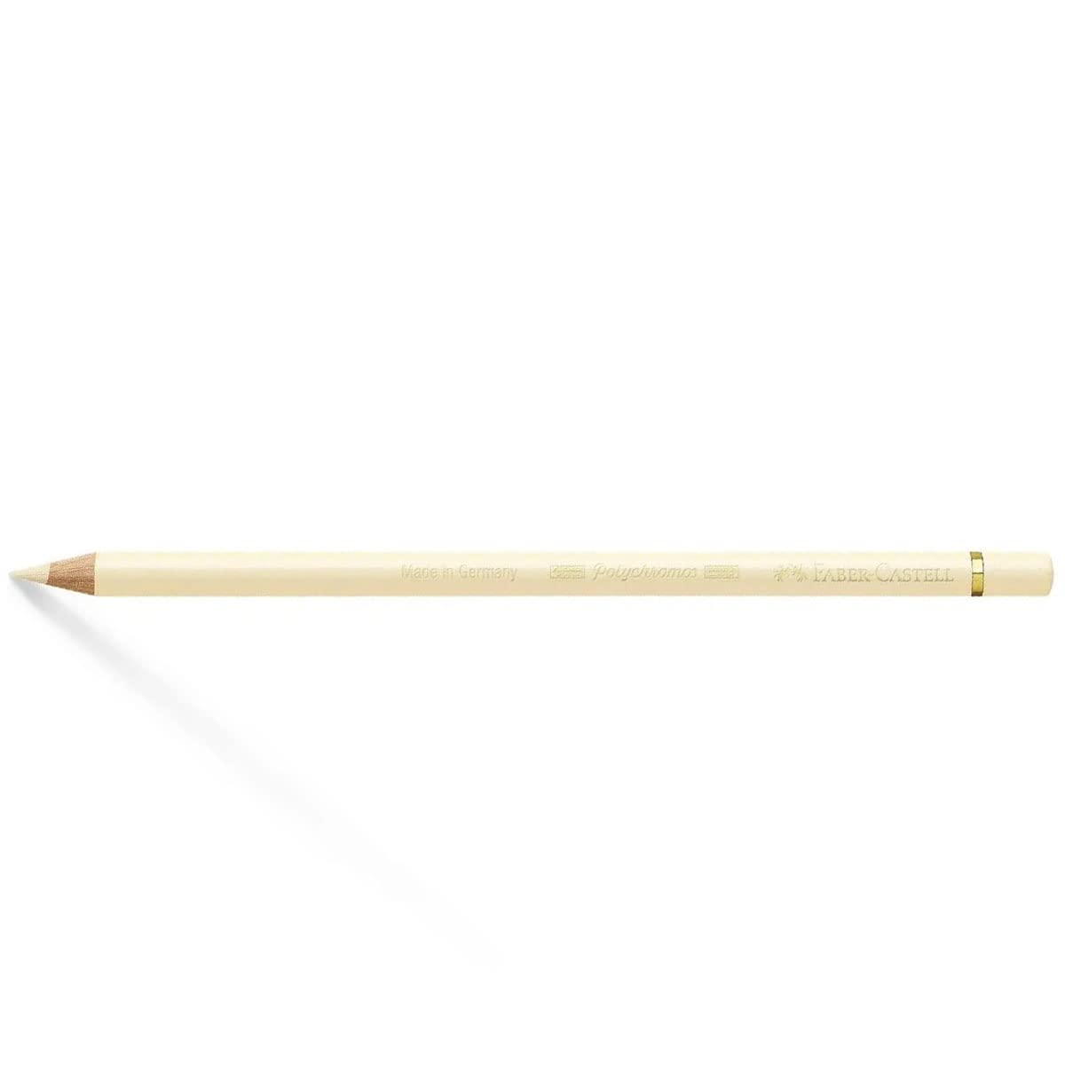 Faber-Castell Polychromos Colour Pencil - Ivory (103) | 3.8mm Soft Lead | Water Resistant 2