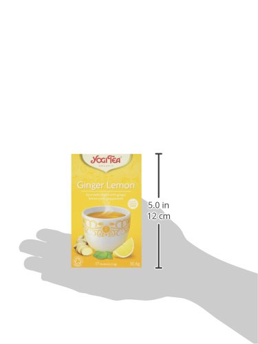 YOGI TEA - Ginger Lemon Organic Spice and Herbal Tea, Caffeine Free, 6 Packs x 17 Tea Bags (102 Total)