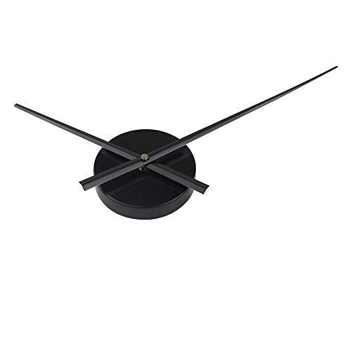 Timelike - 3D Clock Hands DIY Large Wall Clock Needles with Quartz Mechanism (Black) 3