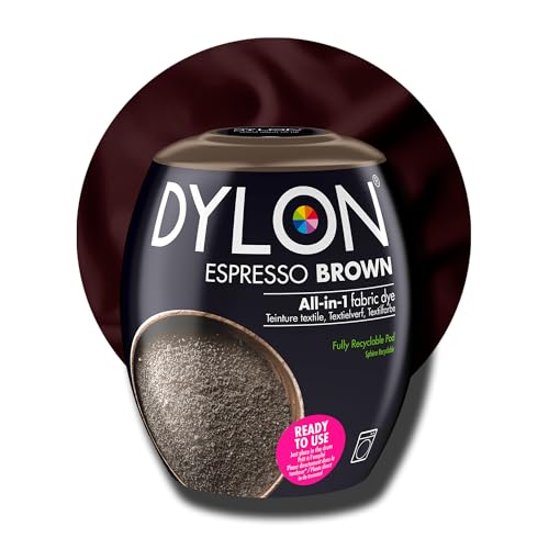 Dylon Washing Machine Fabric Dye Pod - Espresso Brown, 350g 11