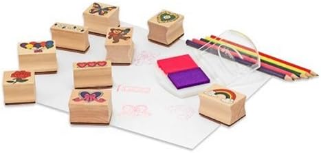 Melissa & Doug Friendship Stamp Set - 15-Piece Arts & Crafts Playset for Kids 4+ 2