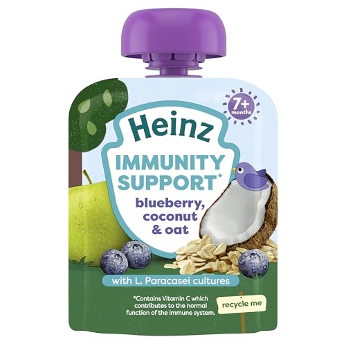 Heinz Baby Food Blueberry, Coconut & Oat with Immunity Support Pouch (6x85g) 4
