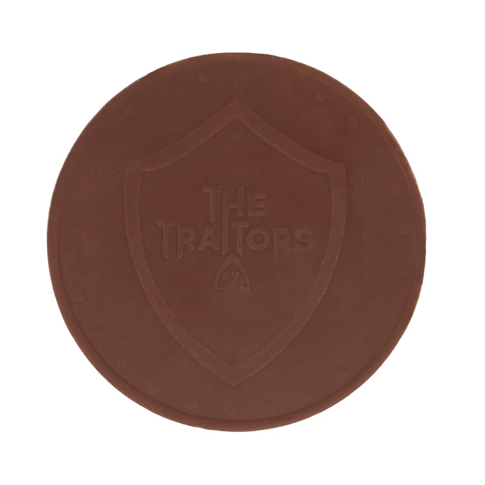 The Traitors Milk Chocolate Shield Medallion - Pack of 36 | 26g Each 5
