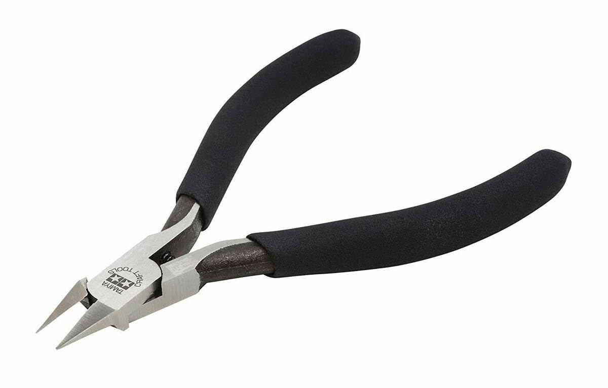 Tamiya Slim Jaw Side Cutter - Plastic Model Part Removal | 115mm Length | Model 74123 1