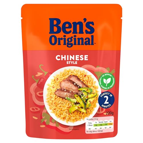Ben's Original Chinese Style Microwave Rice, 6 x 220g Pouches