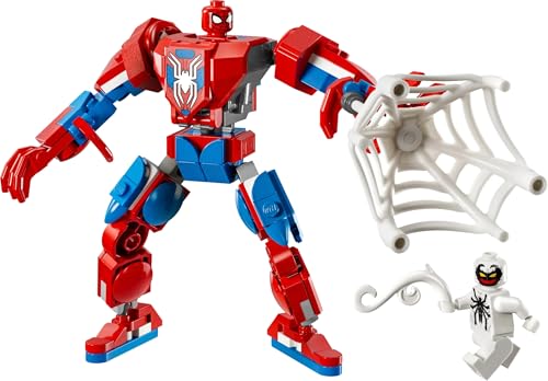 LEGO Marvel Spider-Man Mech vs. Anti-Venom – Superhelden-Spielset zum Zusammenbauen für Kinder ab 6 Jahren