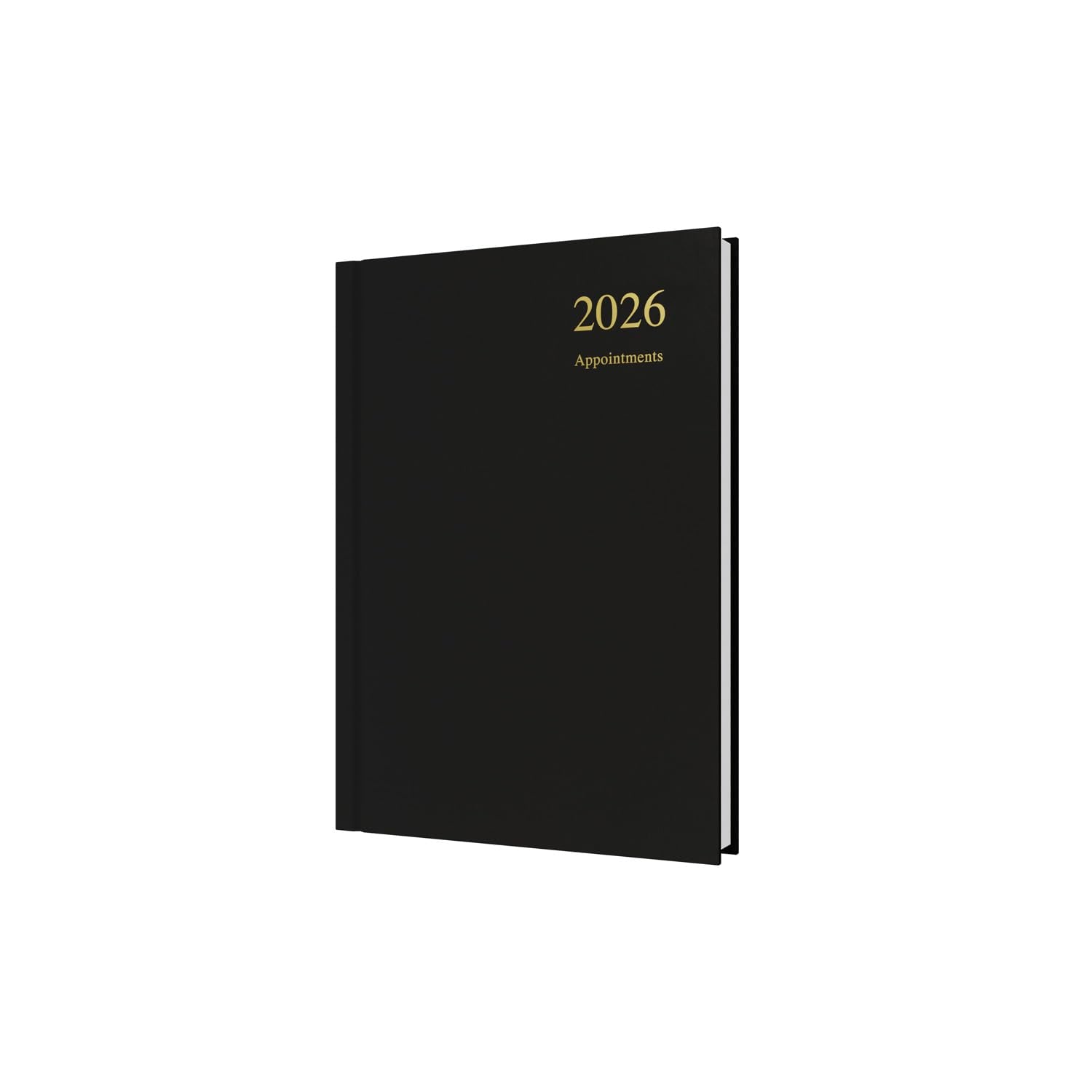 Collins Essential 2026 12 Month Appointment Book Planner | A5 Day-to-Page | Black