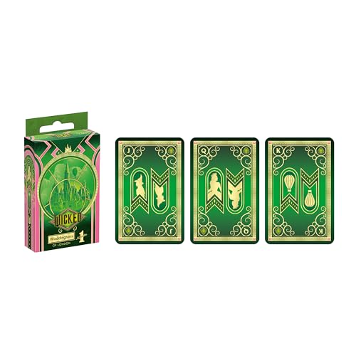 Waddingtons Number 1 Playing Card Game, Wicked Edition with Glinda and Elphaba Emblems