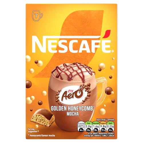 NESCAFÉ Aero Golden Honeycomb Mocha - 7 Sachets Instant Coffee Drink