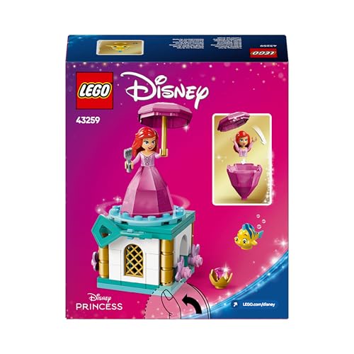 LEGO ǀ Disney Twirling Ariel Building Toy - Spinning Playset for 5+ Year Olds 10