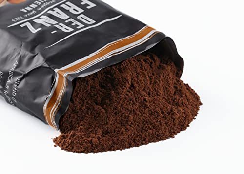 Der-Franz Coffee Medium Roast with Natural Hazelnut, Ground, 2 x 500 g