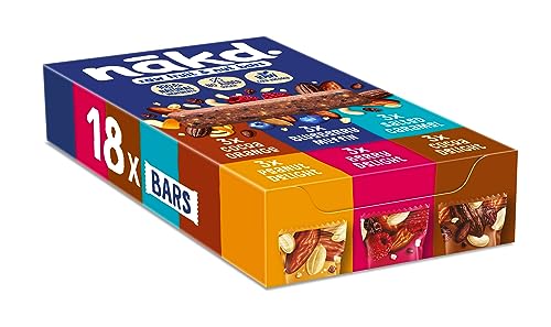 Nakd Raw Fruit & Nut Bar Variety Pack - 18 x 35g - Vegan, Gluten-Free, No Added Sugar 8