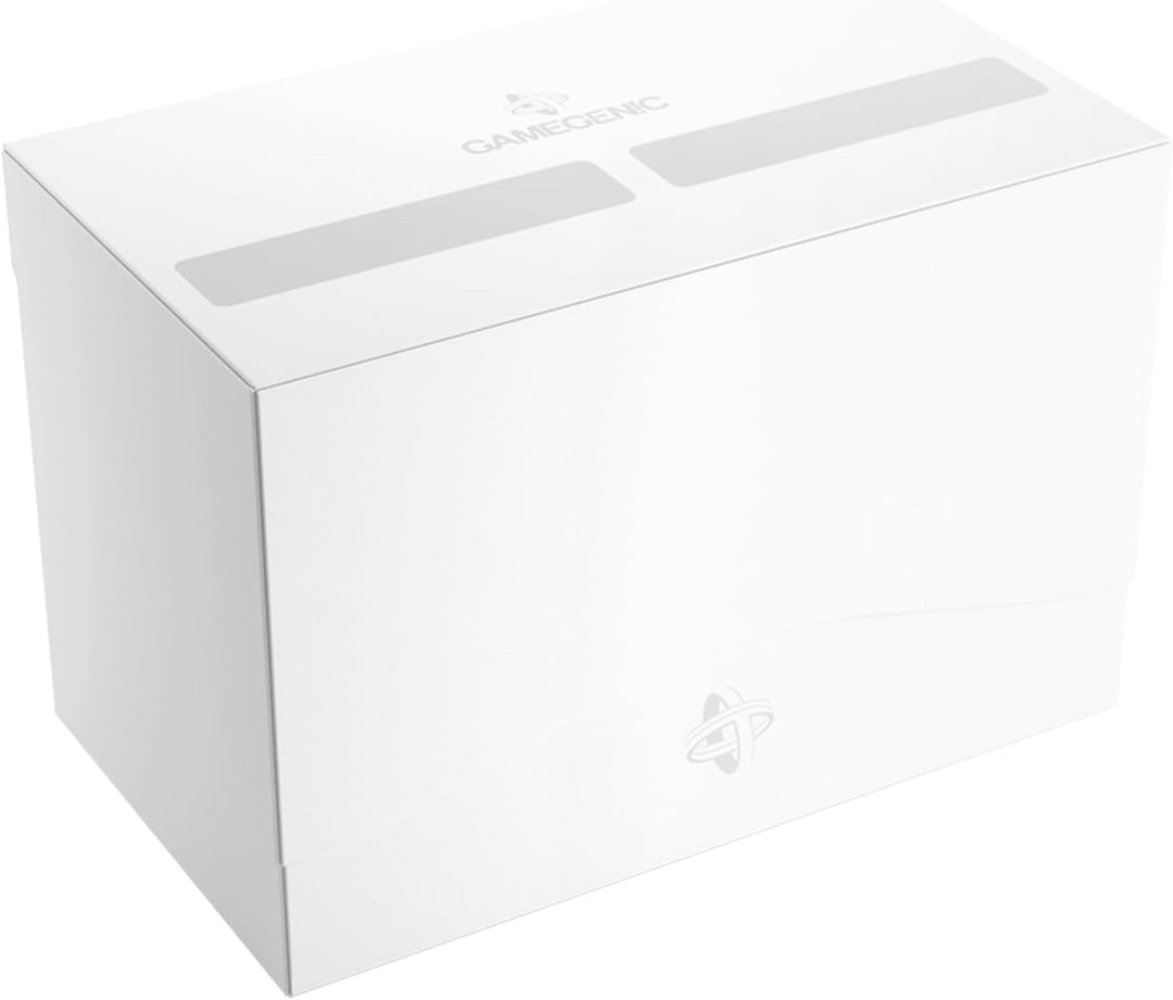 Gamegenic Double Deck Holder 200+ XL White Card Storage Box