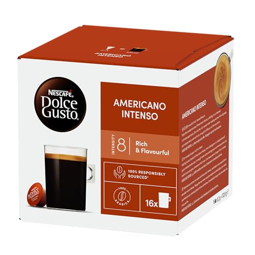 NESCAFÉ DOLCE GUSTO Americano Intenso - 48 Capsules (Pack of 3, 16 Count Each)