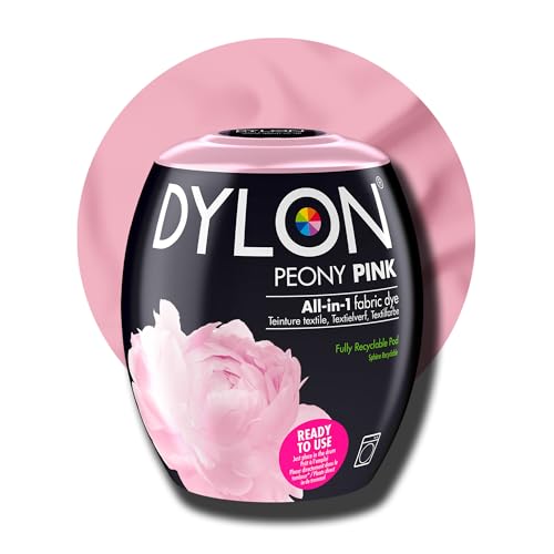 Dylon Textilfarbstoff-Pod für Waschmaschinen – Pfingstrosenrosa, 350 g 11