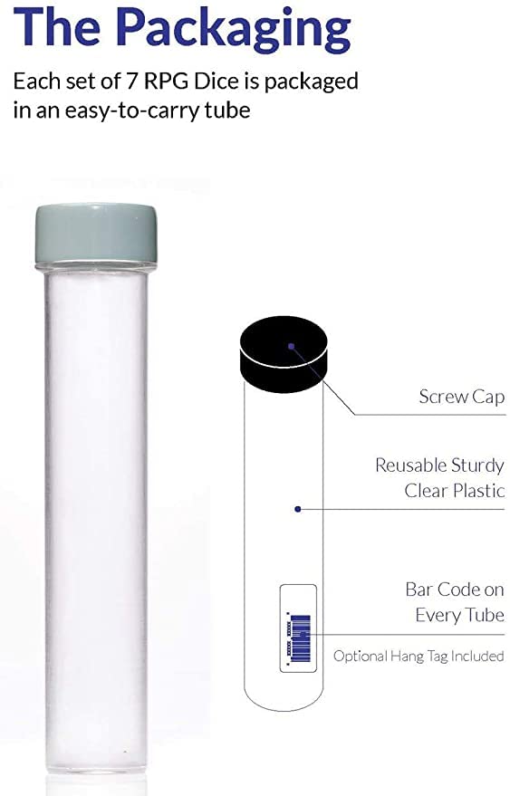 Sirius Dice Rainbow Translucent Poly Set (7 Die) 4